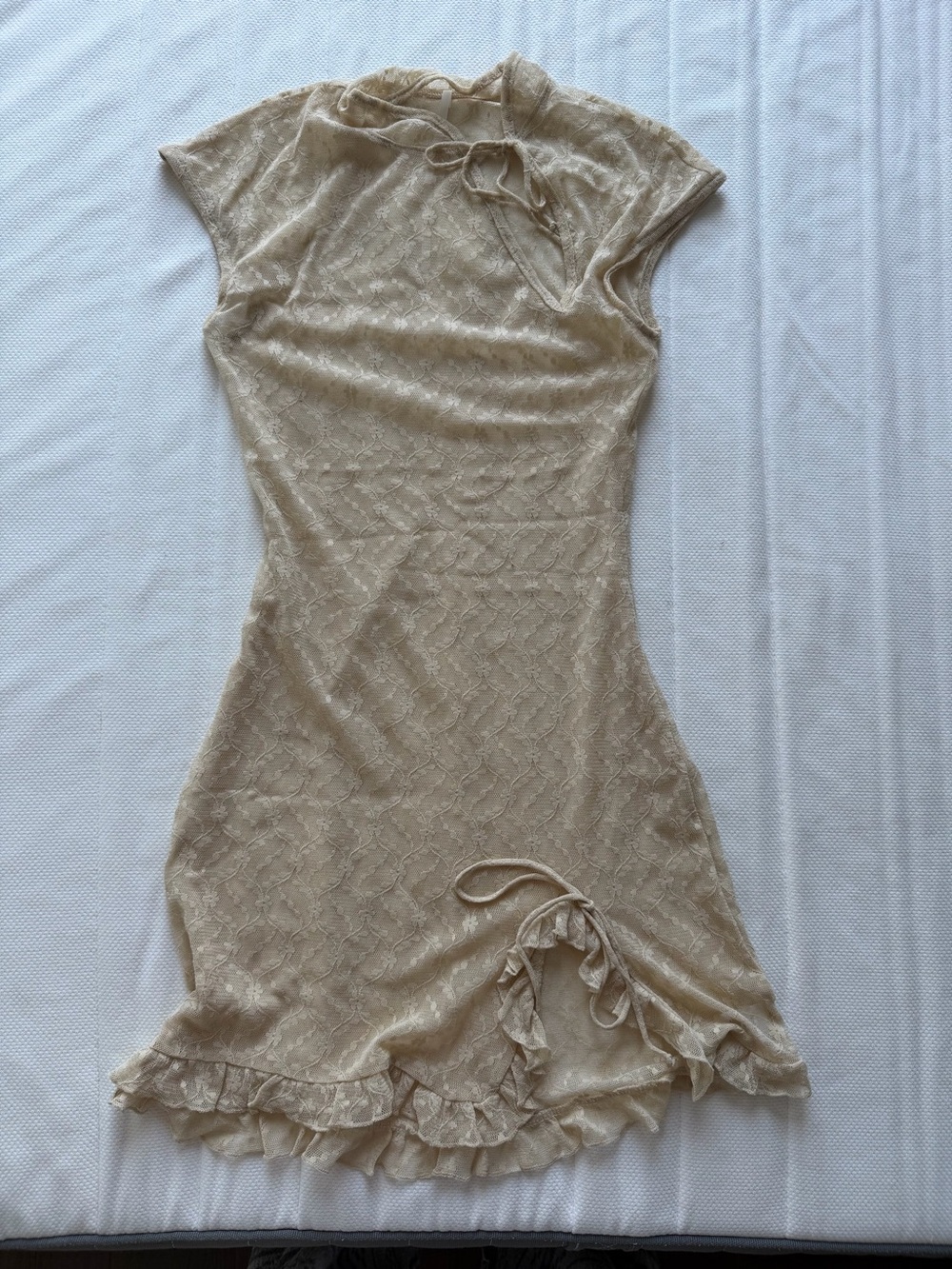 Are You Am I Bibi dress in nude - Picture 2 of 6
